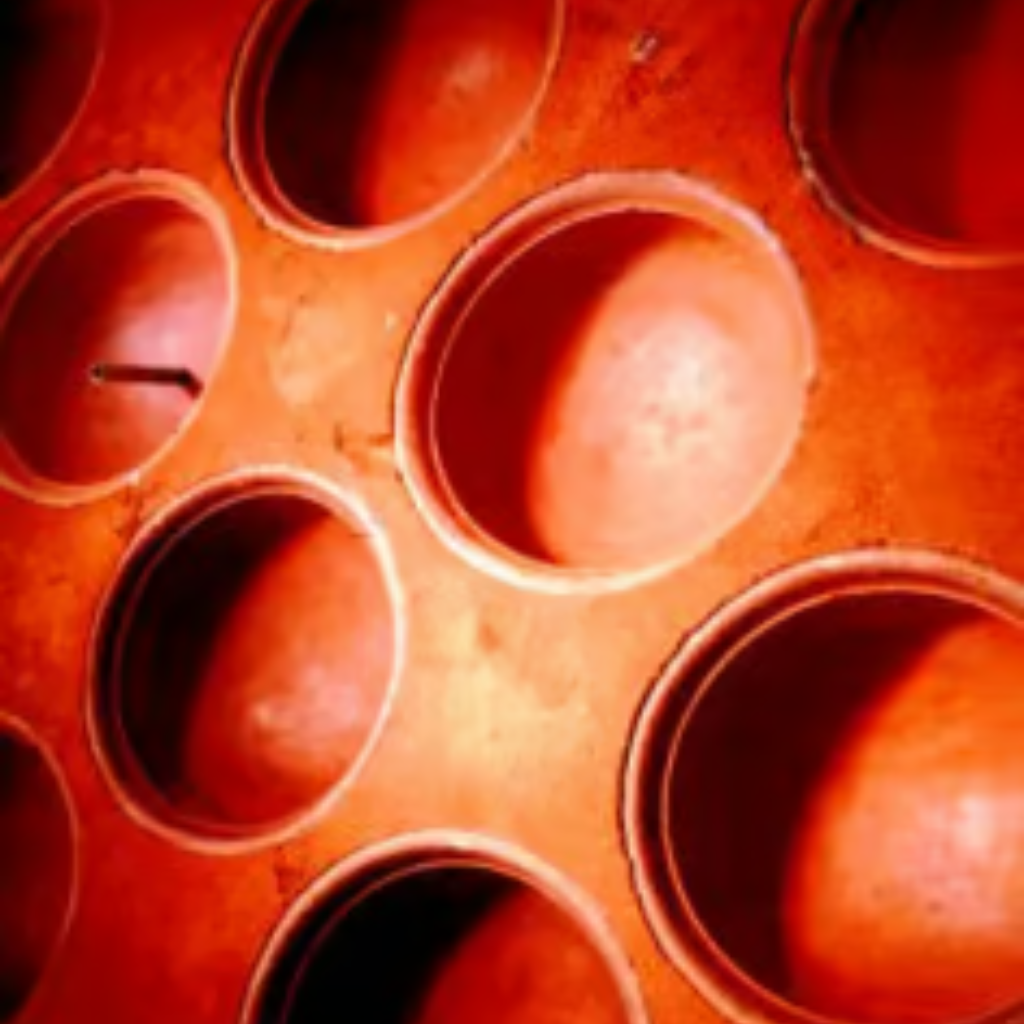 9" Filler slab mud/clay pots