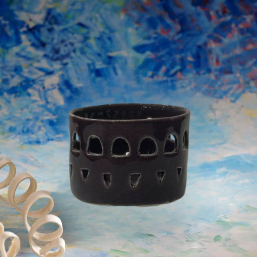 ArcGlow Ceramic Candle holder