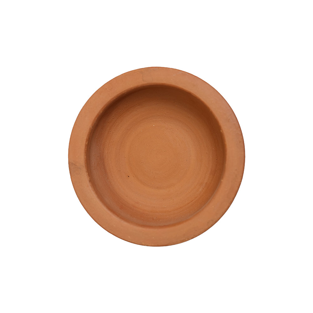 9" Filler slab mud/clay pots | With Rim